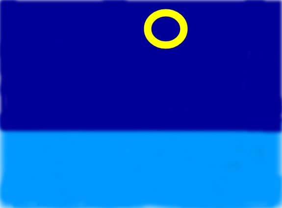 luna plina si stelele sale