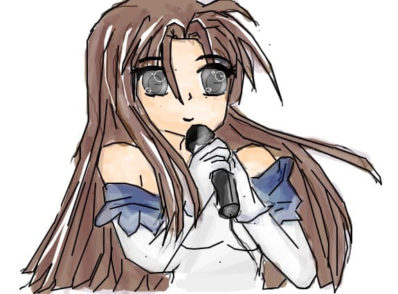 anime music girl