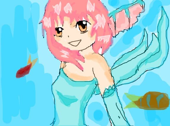 anime mermaid