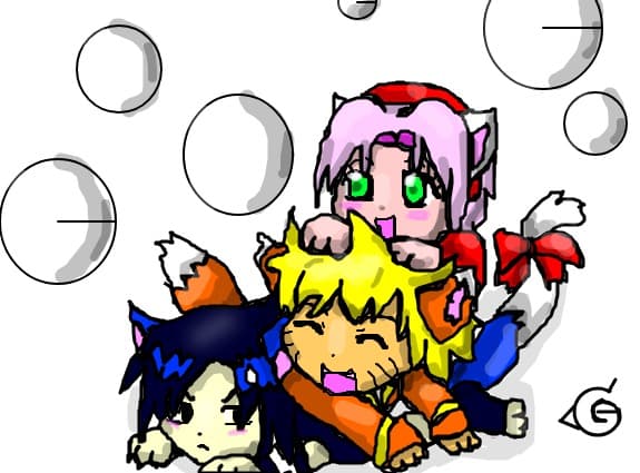 sakura  naruto  sasuche