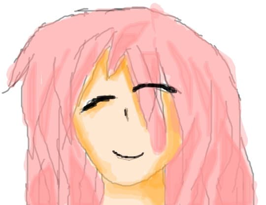 anime pink hair