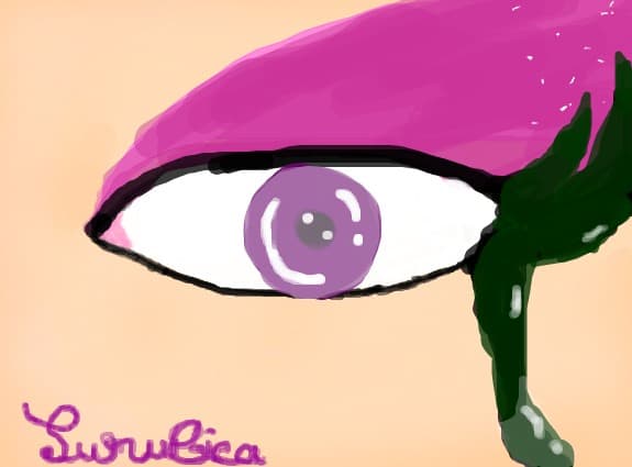 My violet eye.