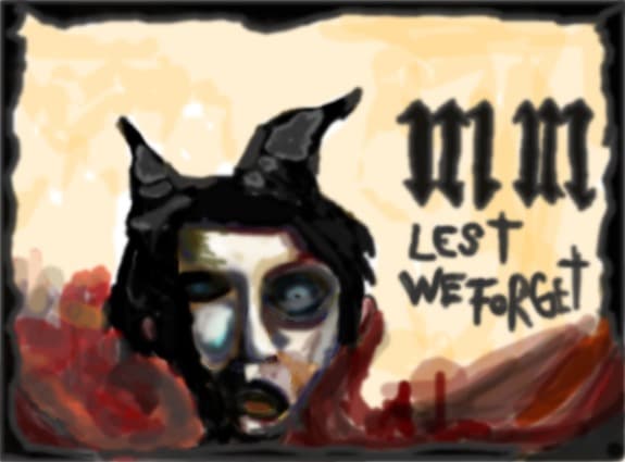 Desen 101242 continuat:Marilyn Manson