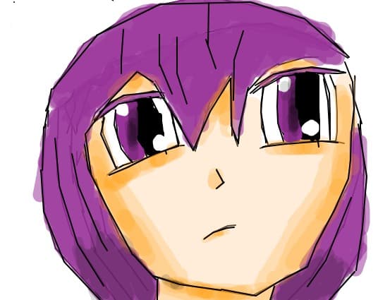 purple anime