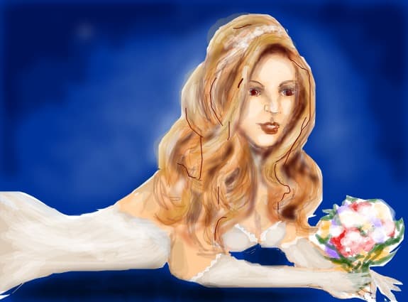 Desen 75289 modificat:yoi mireasa