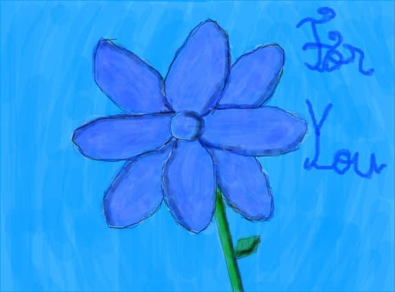flower  blue