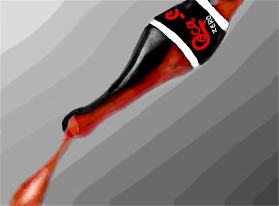 sticla de coca-cola zer0