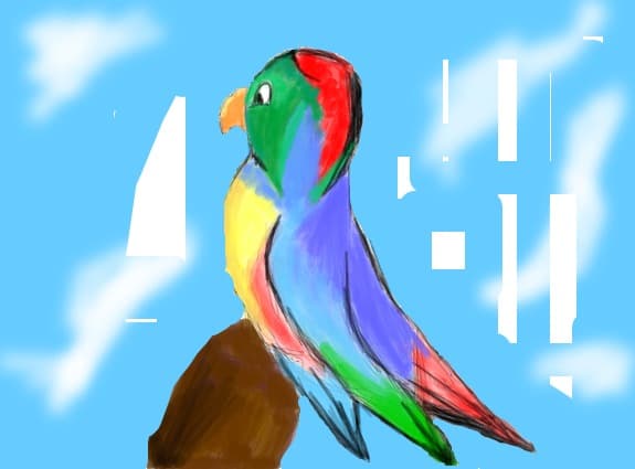 This parrot wants a cracker:>