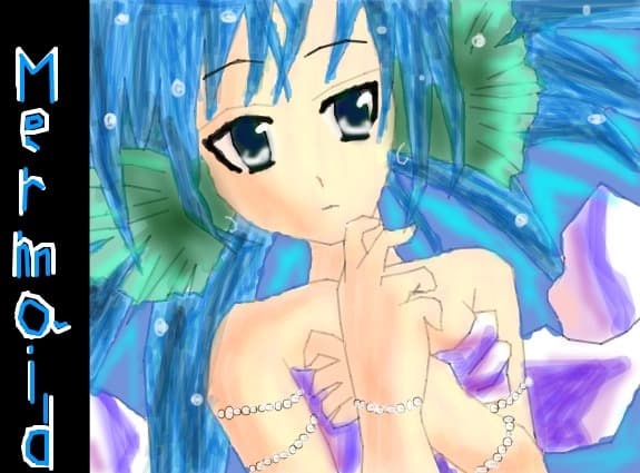 anime mermaid