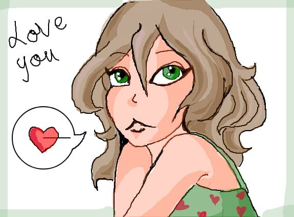 Yes,She loves you!