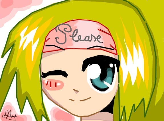 anime green
