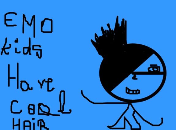 Emo kids:))))