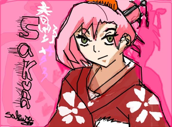 Sakura\'s new look...