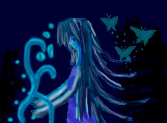 anime girl magic