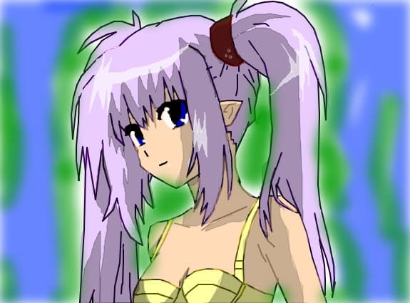 anime girl beach