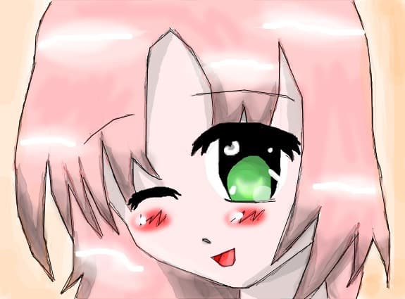 anime pinky girl