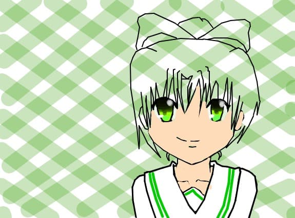 anime green girl neterminat...