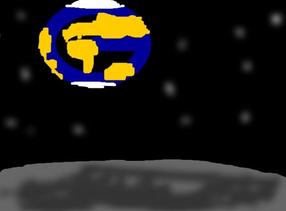 Terra vazuta de pe Luna