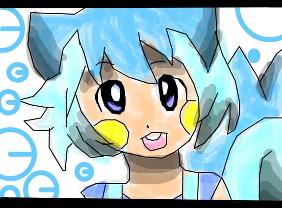pachirisu girl anime pokemon