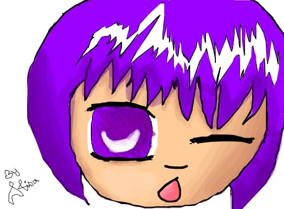 Purple Anime GirL