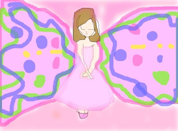 fata fluture