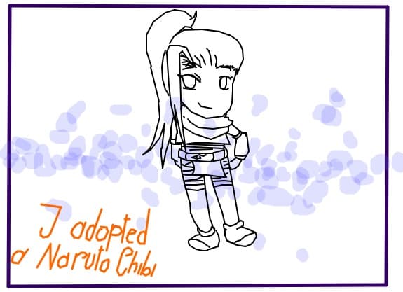 I adopted a Naruto chibi