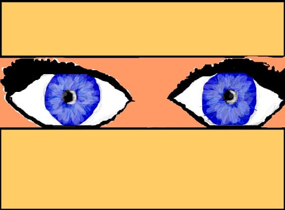 blue eyes