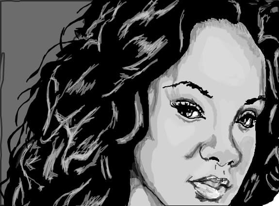 Desen 105394 continuat:portret