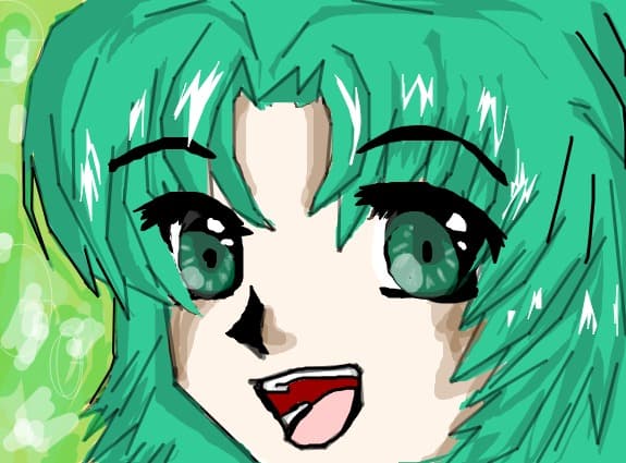 anime simple girl