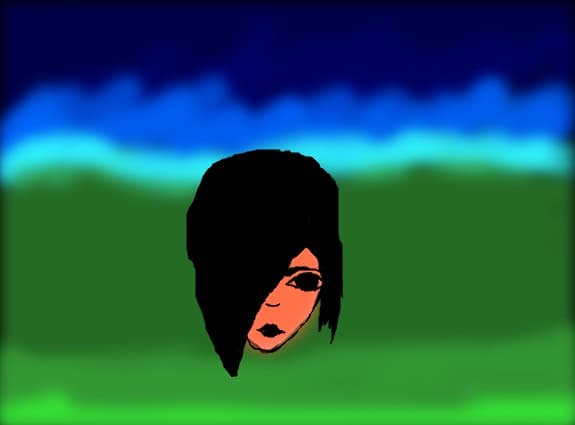 emo girl cu capu\' mare