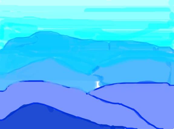 albastru