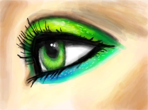 ...green eye..