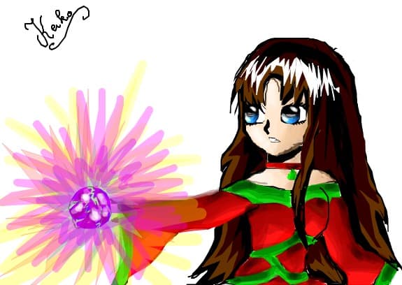 Anime princess cu powers:))