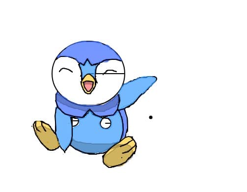 piplup! iesi la iveala si fa cu mana!