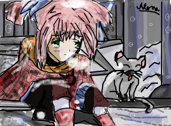 Alone girl...
