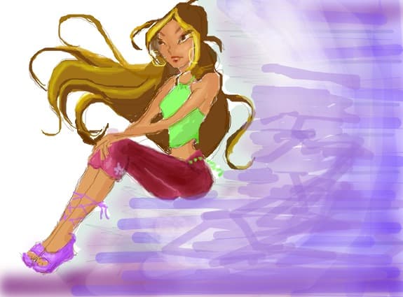 Desen 107429 modificat:winx