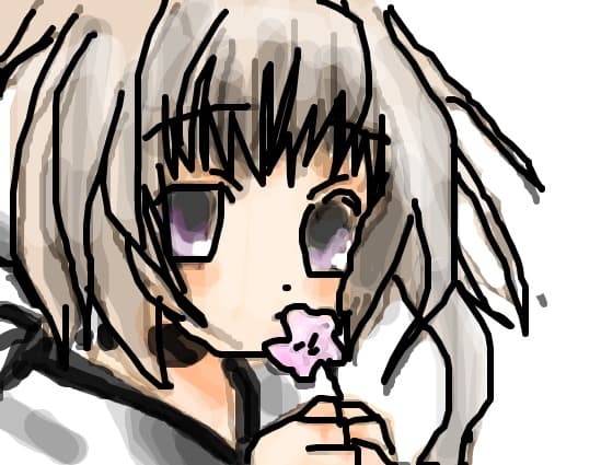 Anime girl(kawaii)k floricika ^_^asta e fara tablita^^