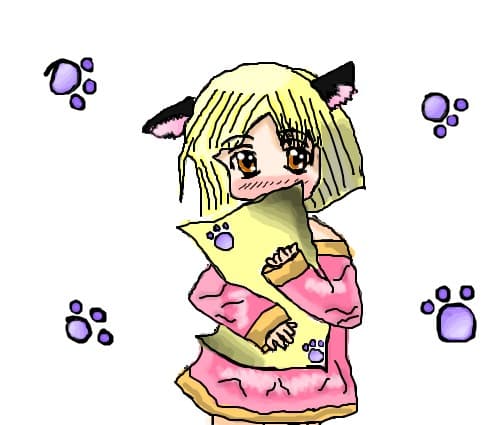 Anime neko girl