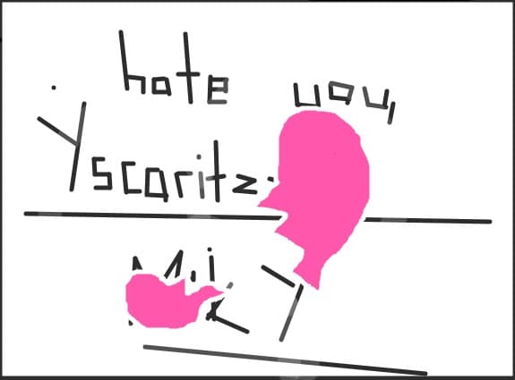 I hate you,Yscaritzza