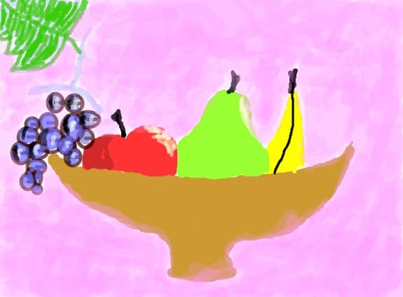 cos cu fructe