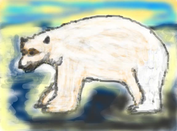 Desen 108815 continuat:urs polar