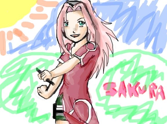Desen 57638 modificat:Sakura Haruno