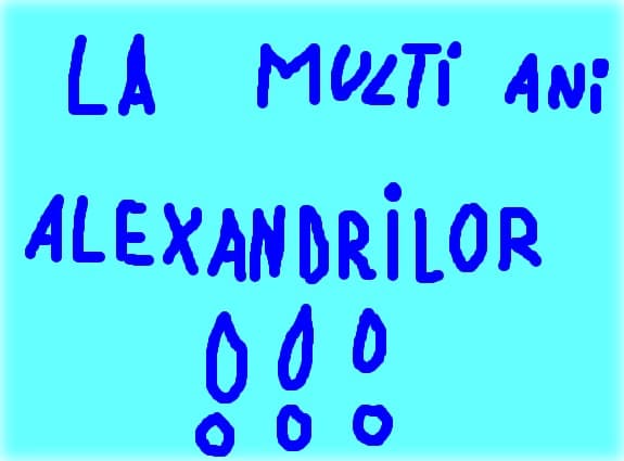 La multi ani alexandrilor!!!
