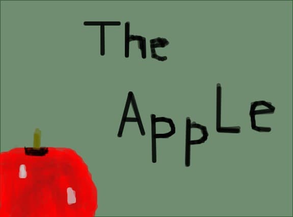 an apple