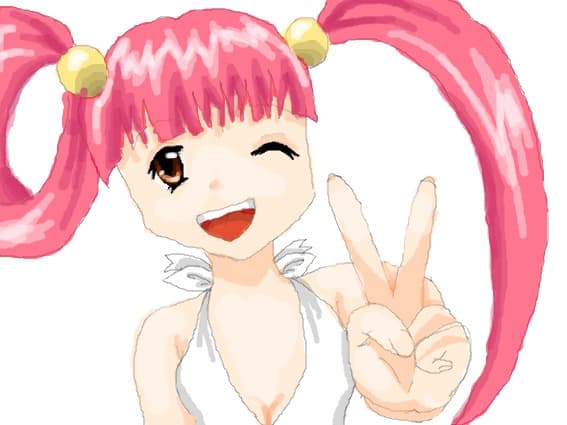 Anime girl-scz pt. ca l-am sters pe celalalt dar proasta de mn i-am facut 6 degete!!!!!!!!Doamne,la 