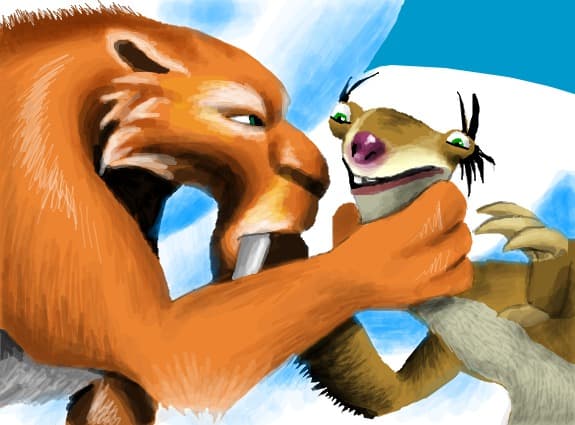 Diego and Sid [Ice Age] [1/2/3] Diego e pref meu :X:X