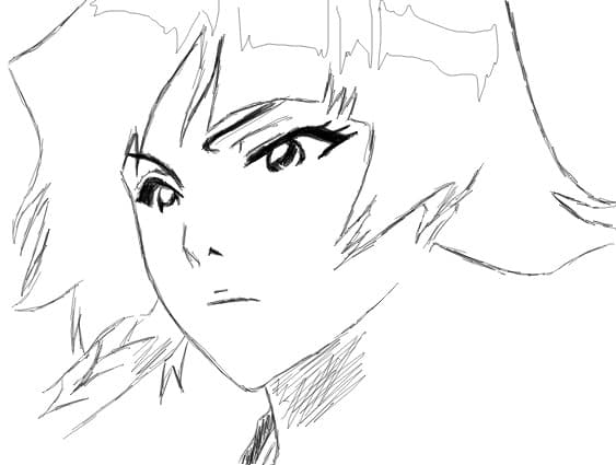 burning memory - lineart
