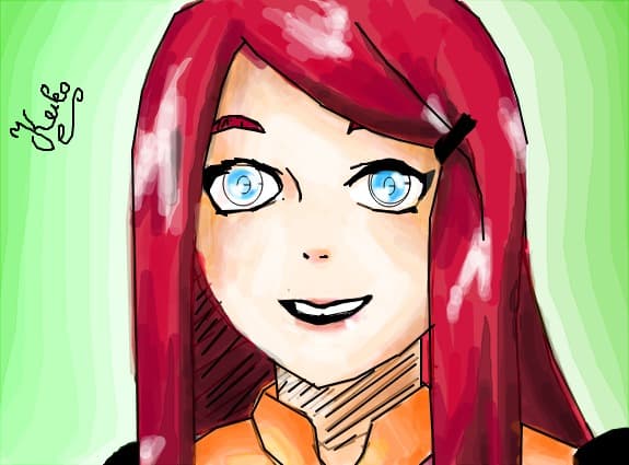 Girl....trebuia sa fie o Anime...dar am mai improvizat si eu cateva umbre ca sa para mai reala^^