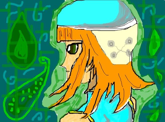 cybernetic nature girl