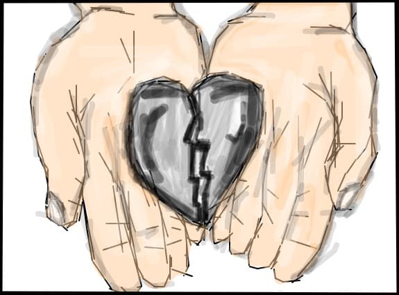 Broken.
